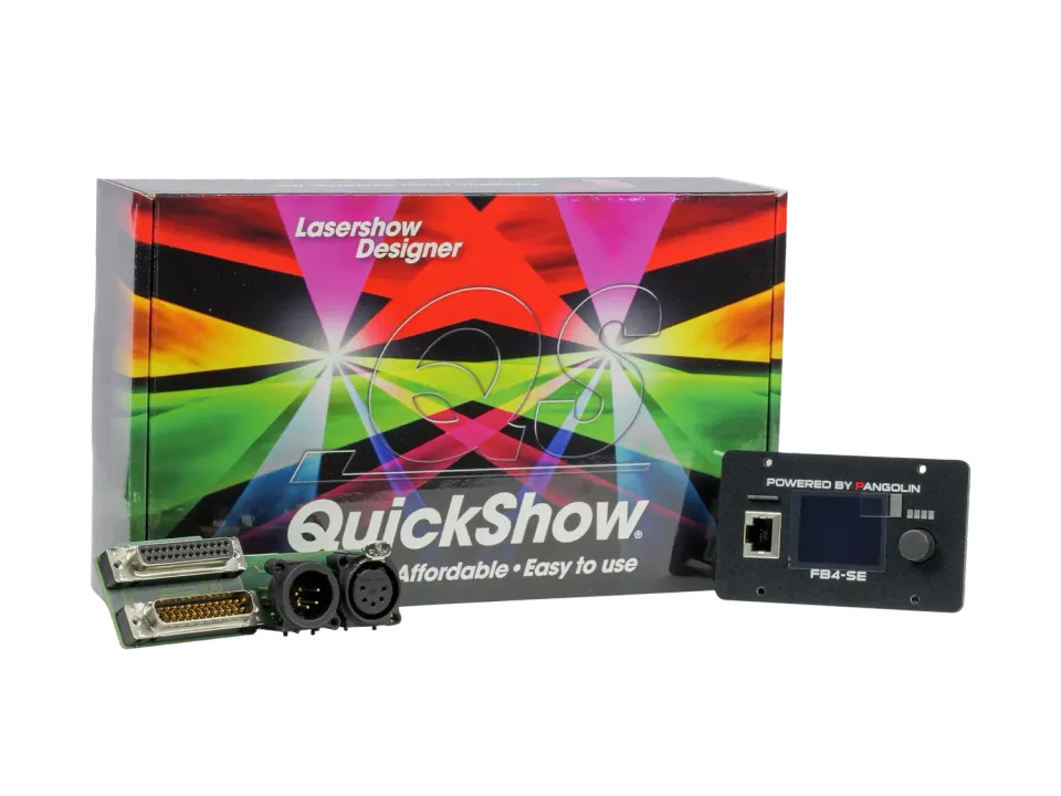 Pangolin FB4 MAX laserkontroller med QuickShow SD OLED