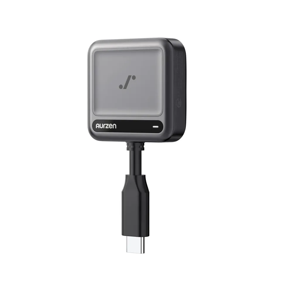 Aurzen CastPlay Pro dongle USB-C trådløs til ZIP med DRM