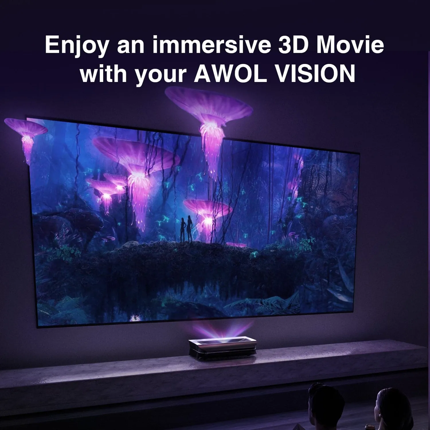 AWOL Vision DLP-Link 3D-briller 4 par oppladbare