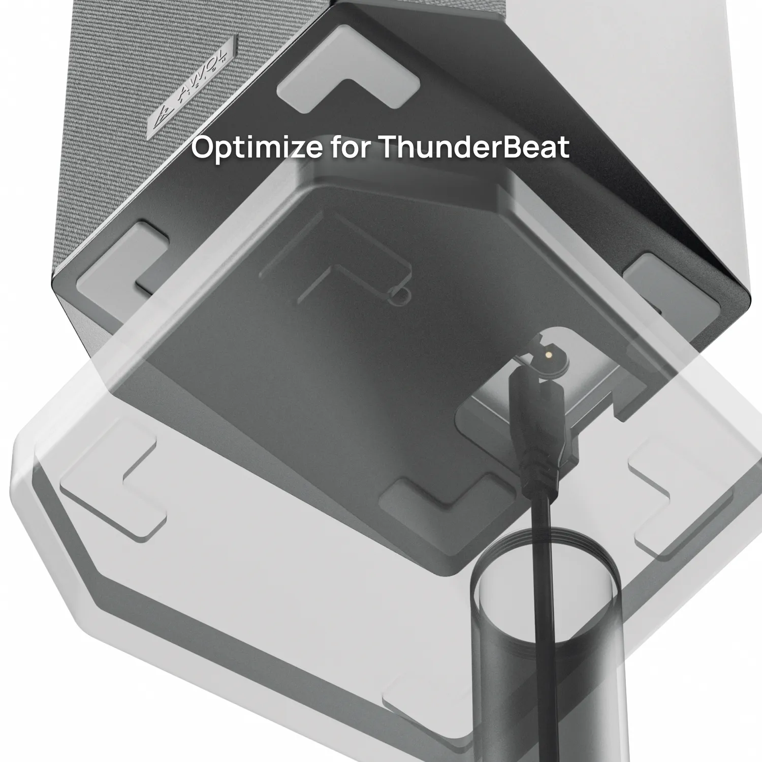 AWOL Vision ThunderBeat gulvstativ høyttaler 2-pk