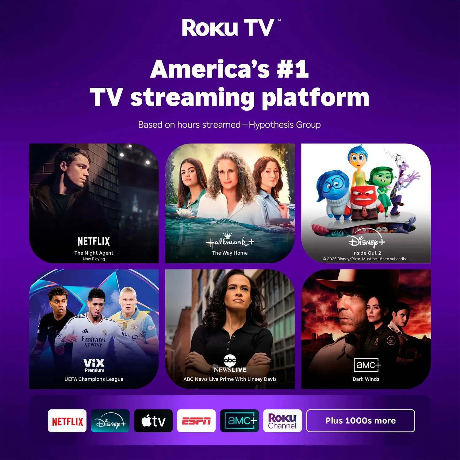 Aurzen EAZZE E1R miniprojektor Roku TV bærbar