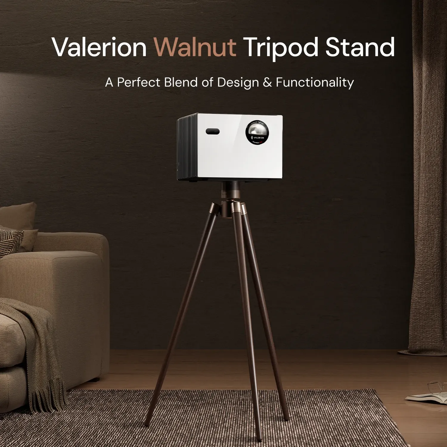 AWOL Vision Valerion tripodstativ valnøtt tre