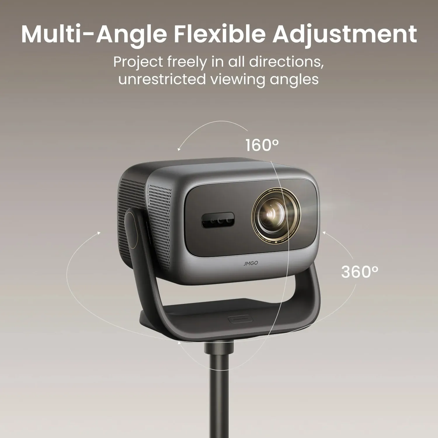 JMGO N3 Ultimate IRIS gulvstativ 360 grader grå