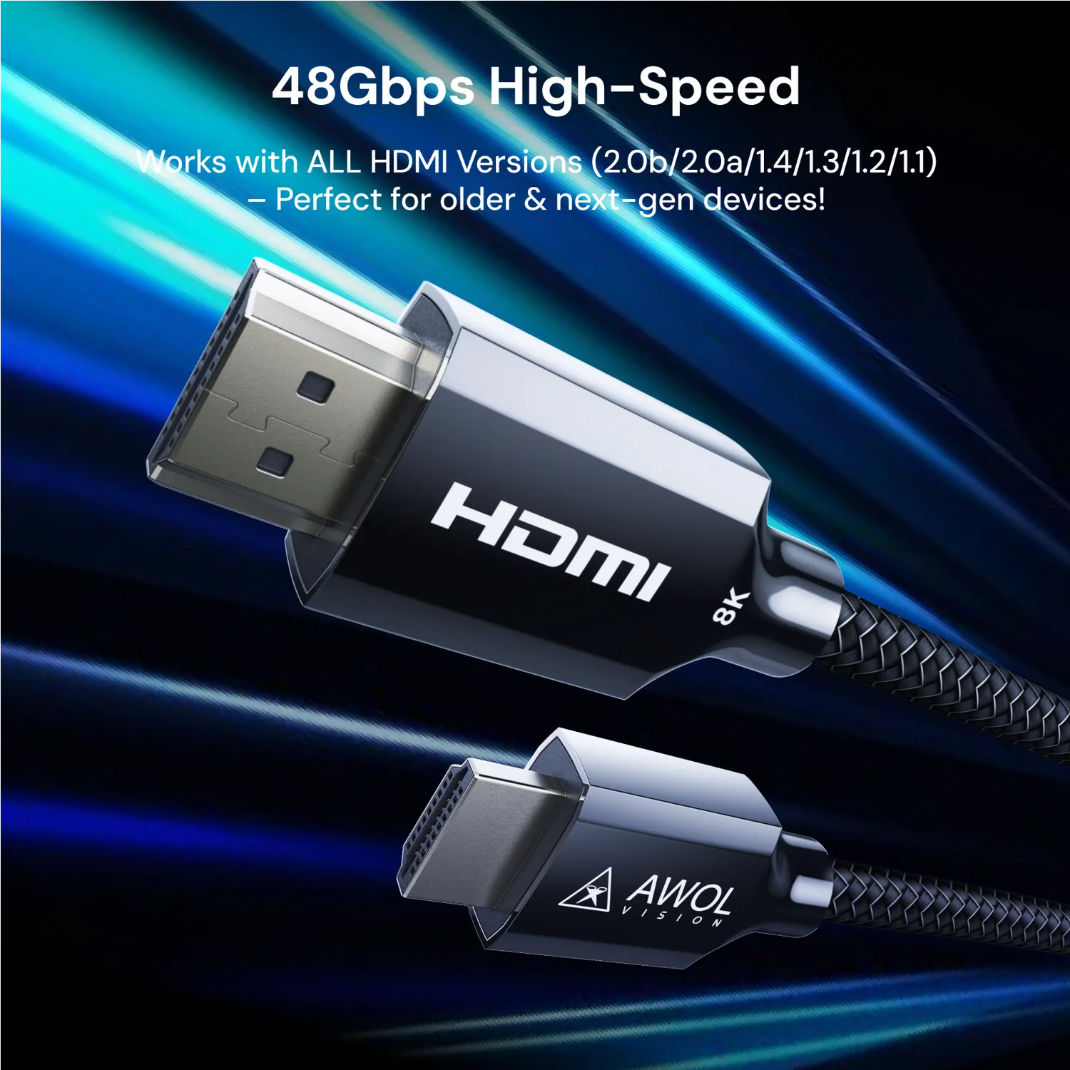 AWOL Vision 8K HDMI-kabel ultra high speed