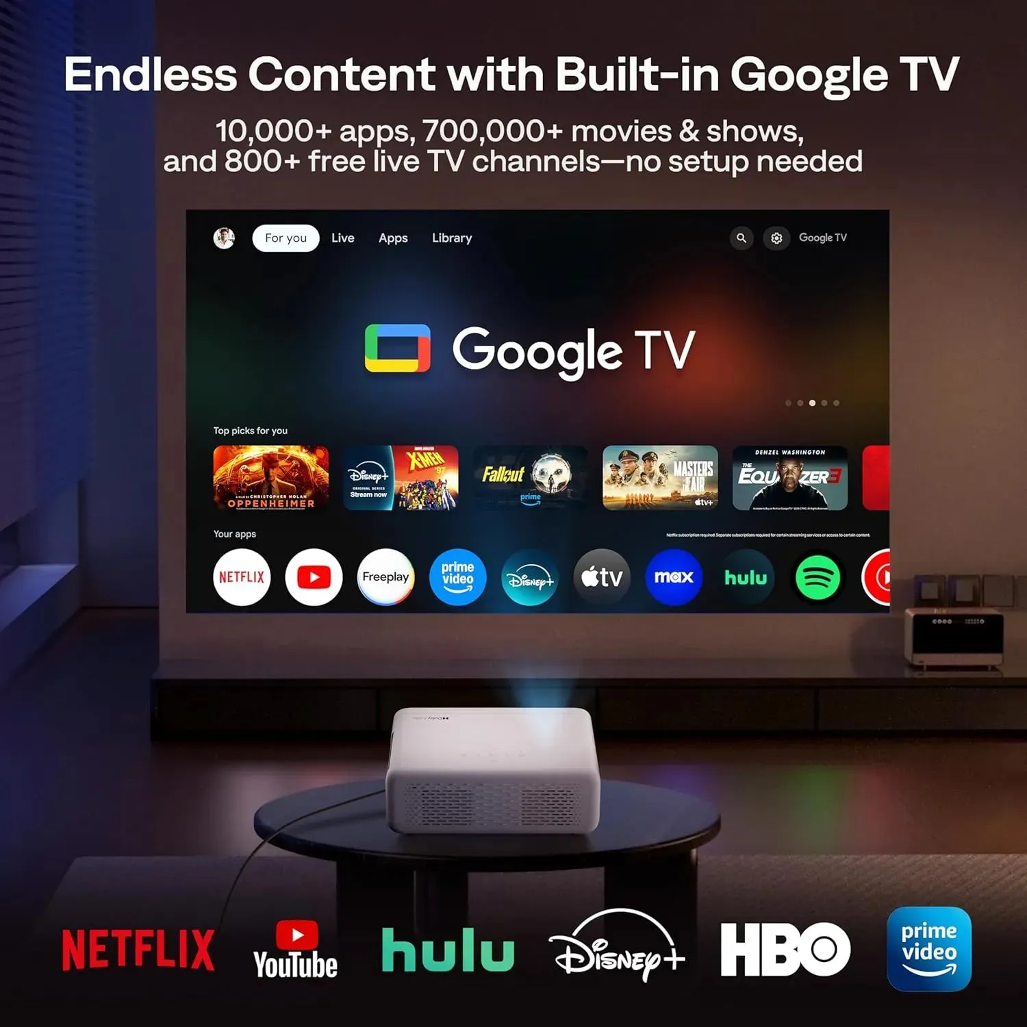 Aurzen EAZZE D1G Google TV projektor 1080p