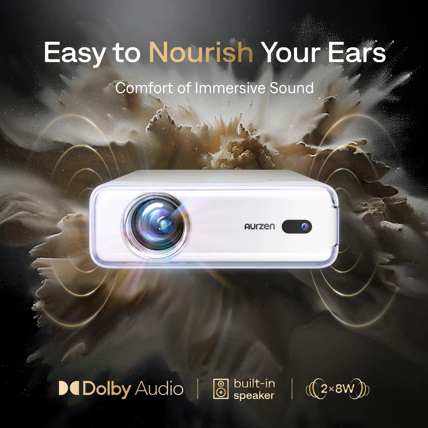 Aurzen EAZZE D1 smartprojektor 1080p Dolby