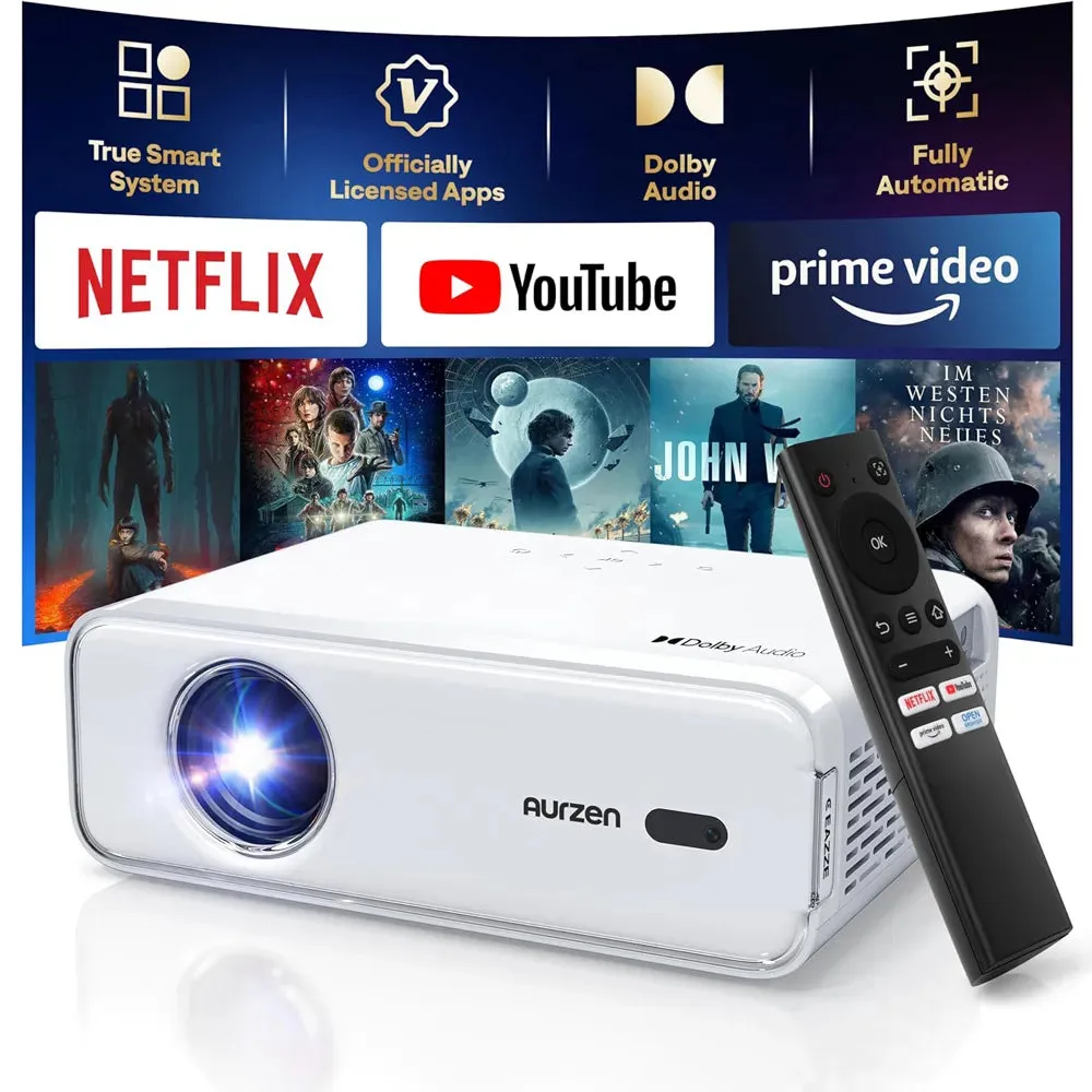 Aurzen EAZZE D1 smartprojektor 1080p Dolby
