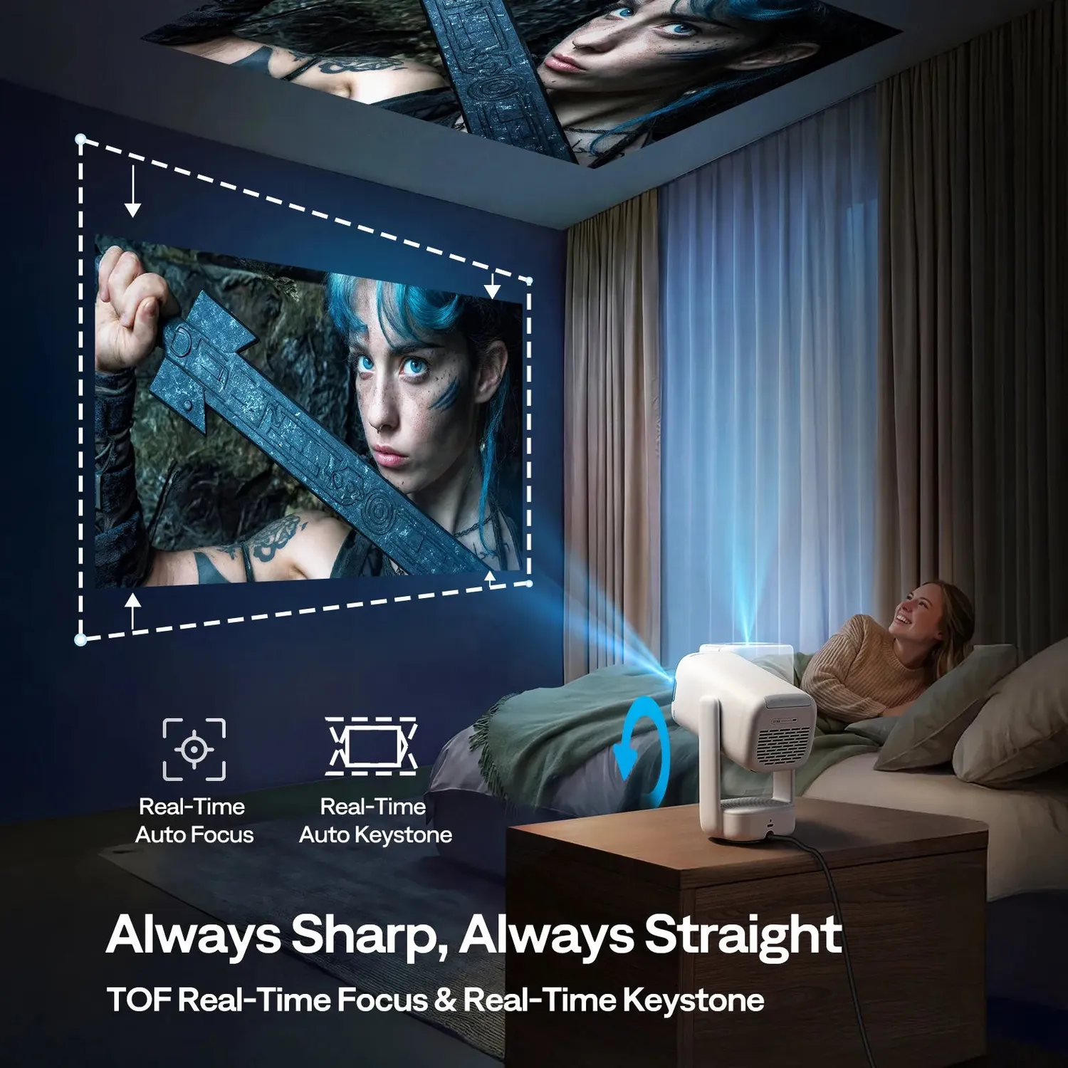 Aurzen EAZZE D1 air smartprojektor 1080p