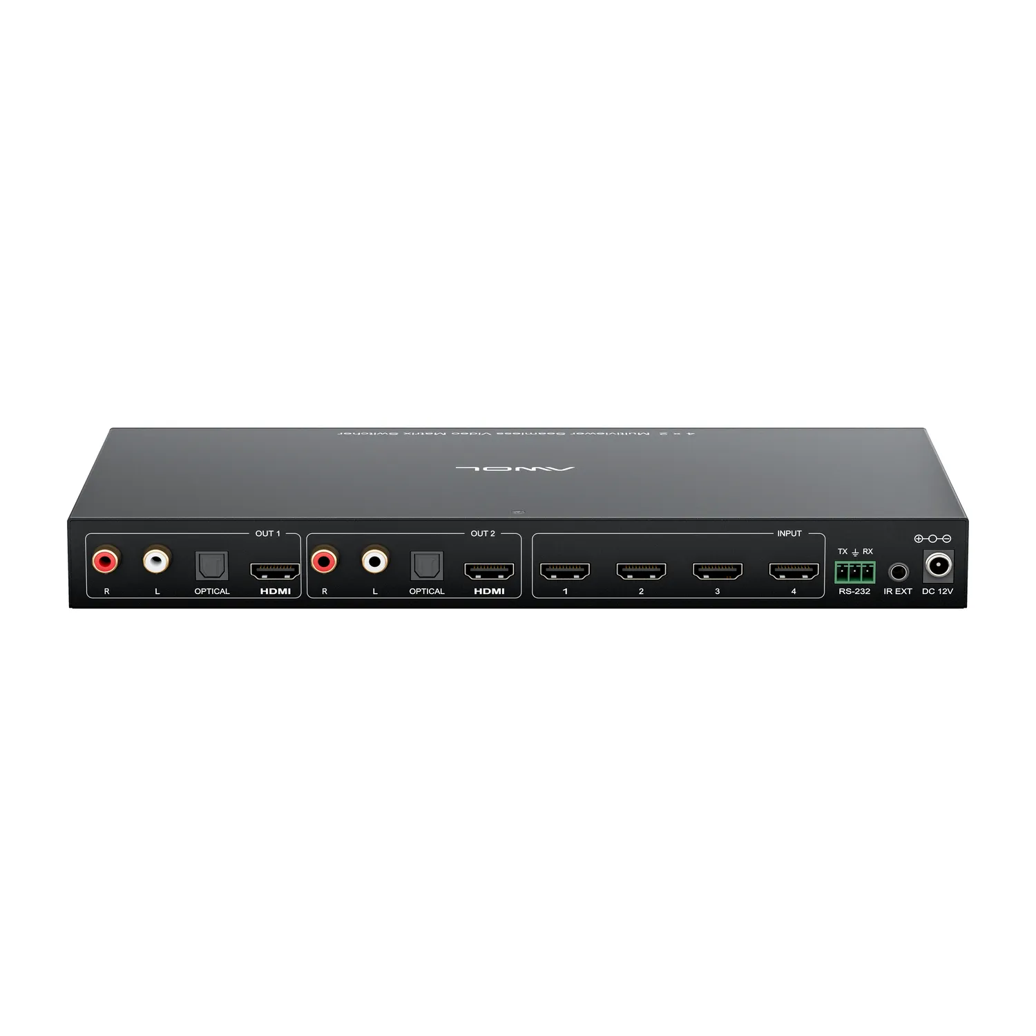 AWOL Vision 4K 4x2 multiviewer HDMI-matrix bryter