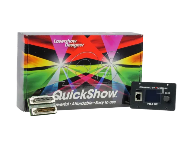 Pangolin FB4 ILDA kontroller med QuickShow nettverk