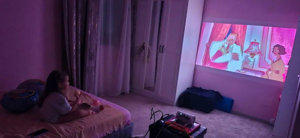 JMGO PicoPlay projektor 1080P 200" 3D-briller