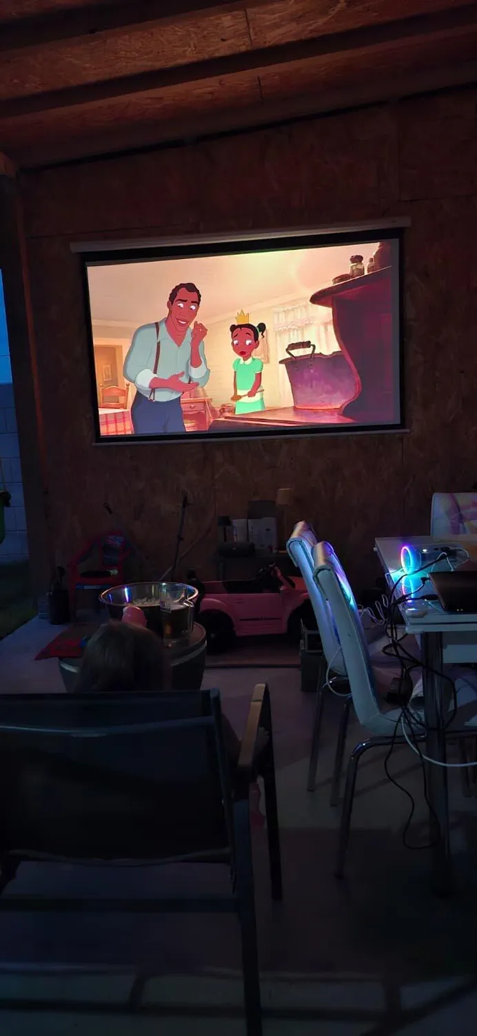 JMGO PicoPlay projektor 1080P 200" 3D-briller