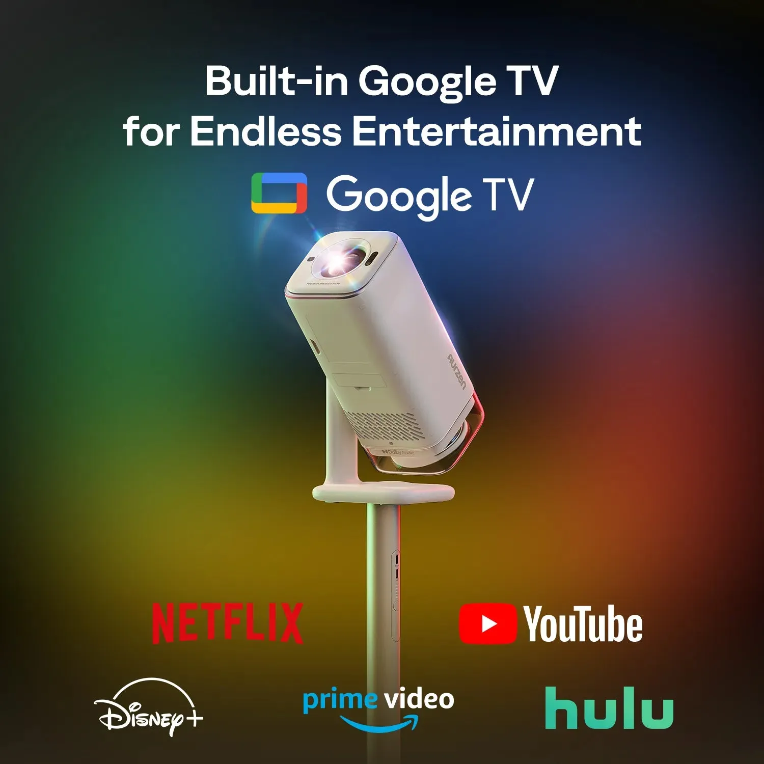 Aurzen BOOM air Google TV projektor 1080p