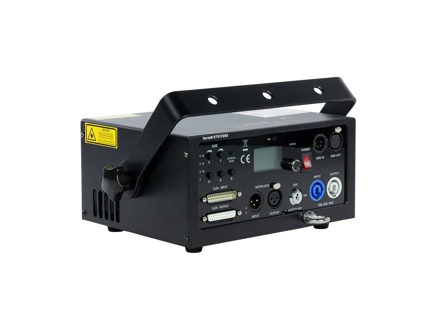 Pangolin Unity RAW 1.7 laserprojektor 1,7W DMX+ILDA