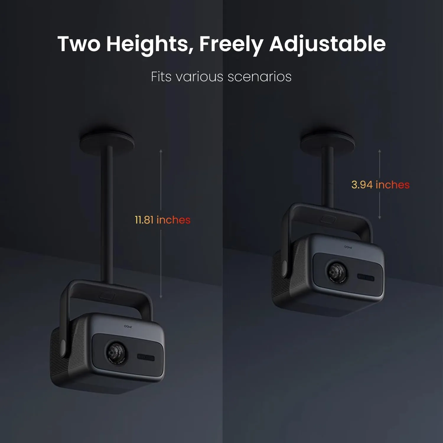 JMGO N1S Ultimate takfeste 360 grader T-formet
