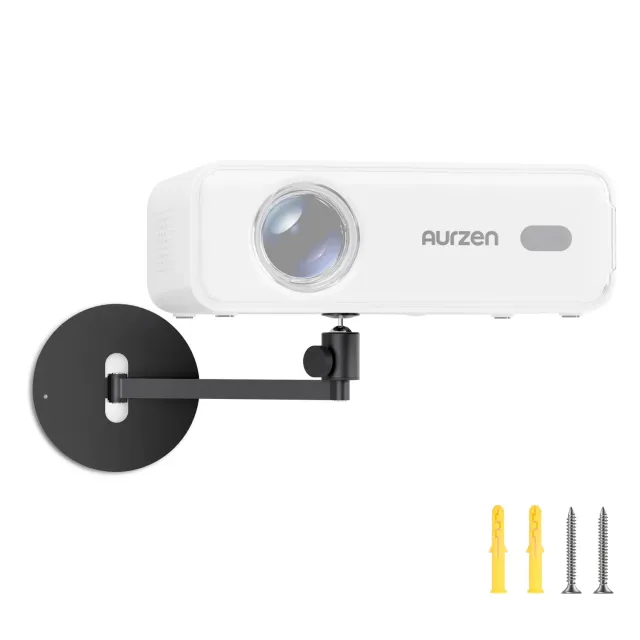 Aurzen PJ004PM projektorfeste vegg 360° svart
