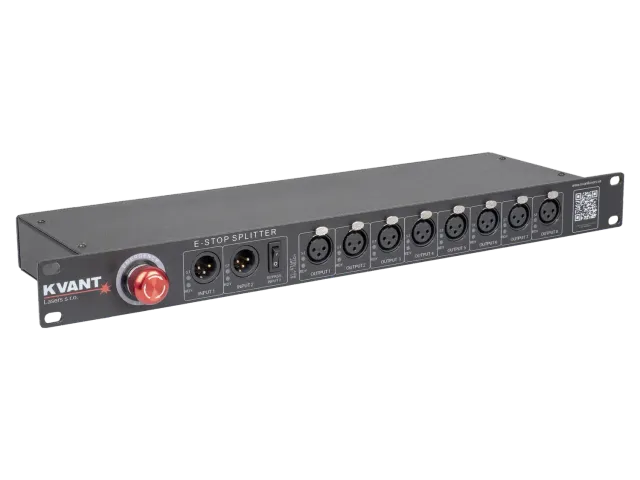 Kvant E-Stop Splitter 12 sikkerhetsfordeler 12 utganger