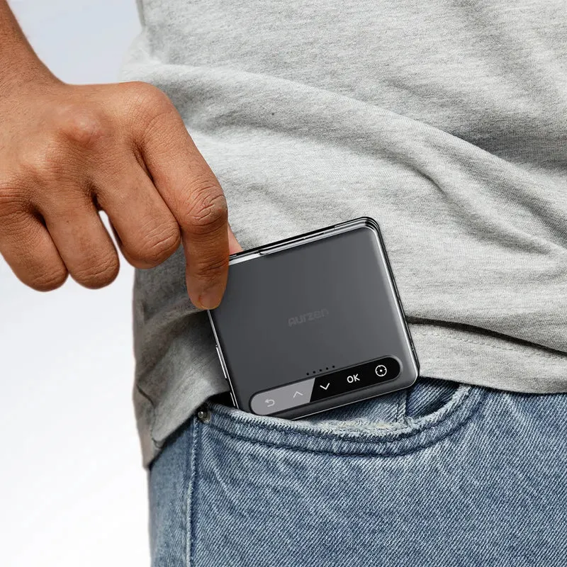 Aurzen ZIP Tri-Fold miniprojektor Titanium Gold
