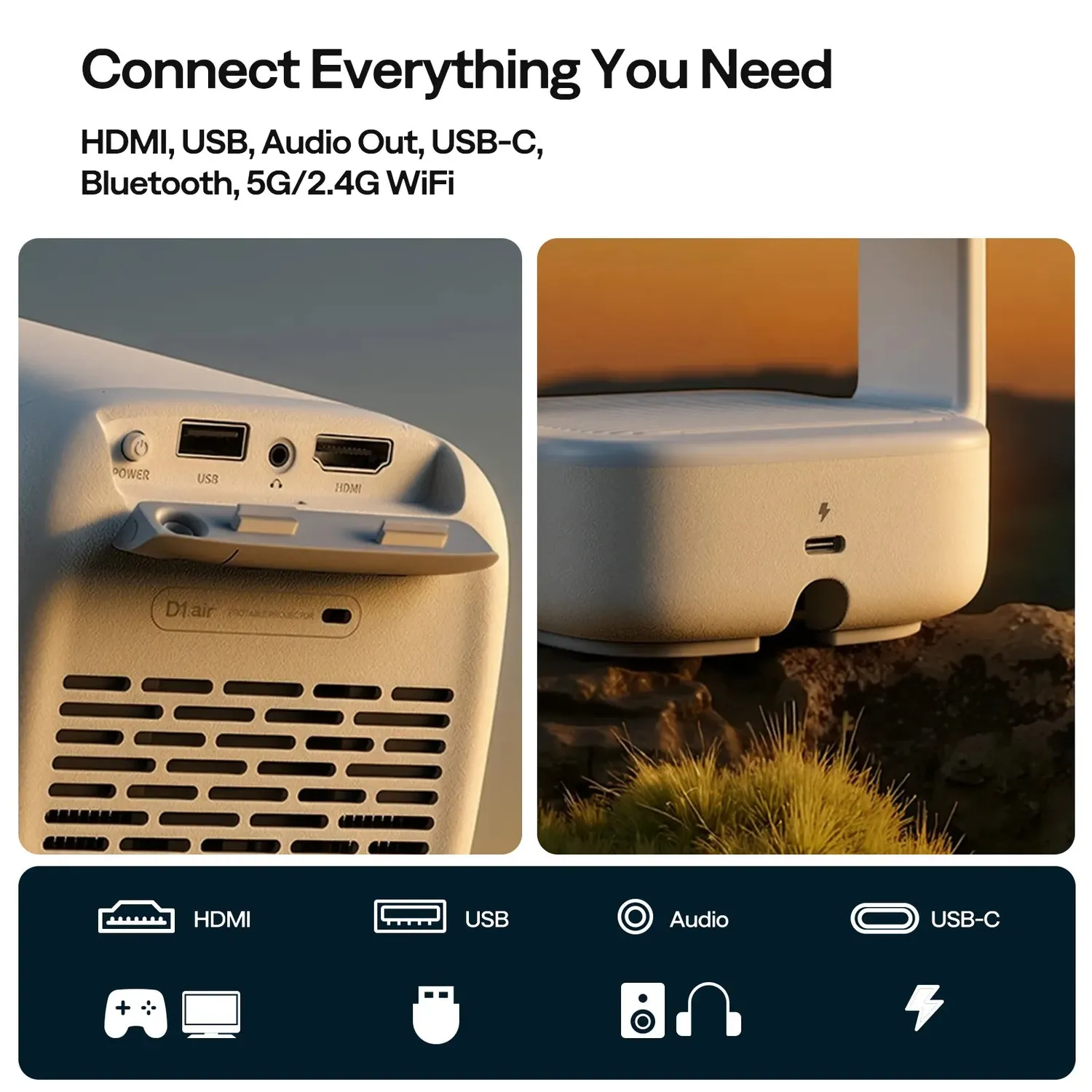 Aurzen EAZZE D1 air smartprojektor 1080p