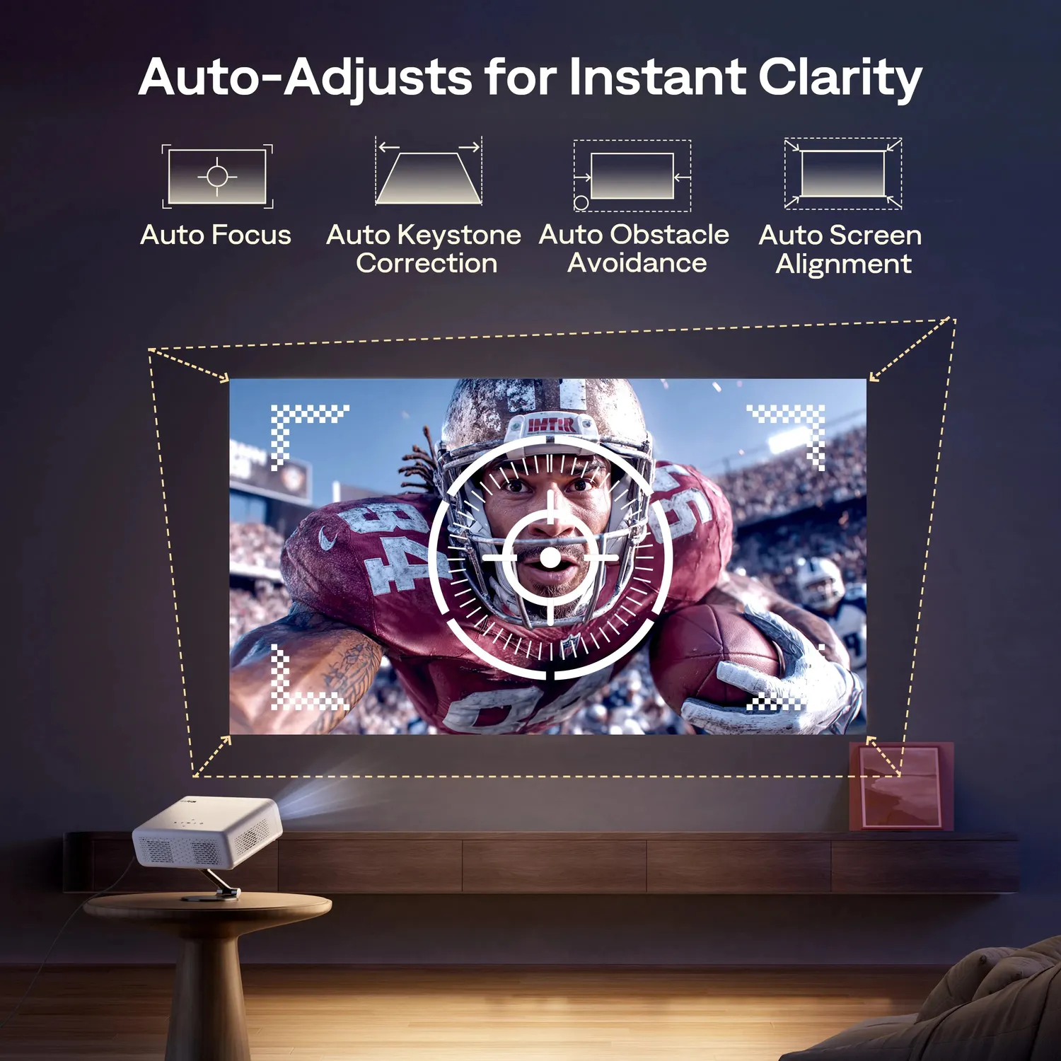 Aurzen EAZZE D1G Google TV projektor 1080p