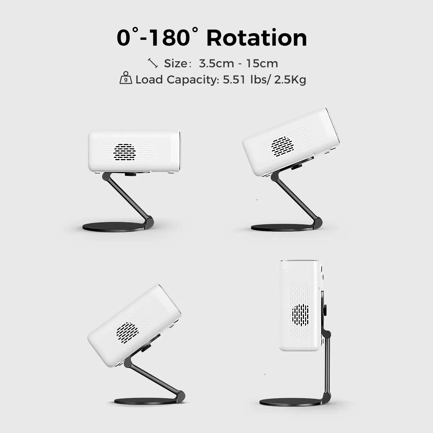 Aurzen Foldable projektorstativ justerbar 2,5 kg