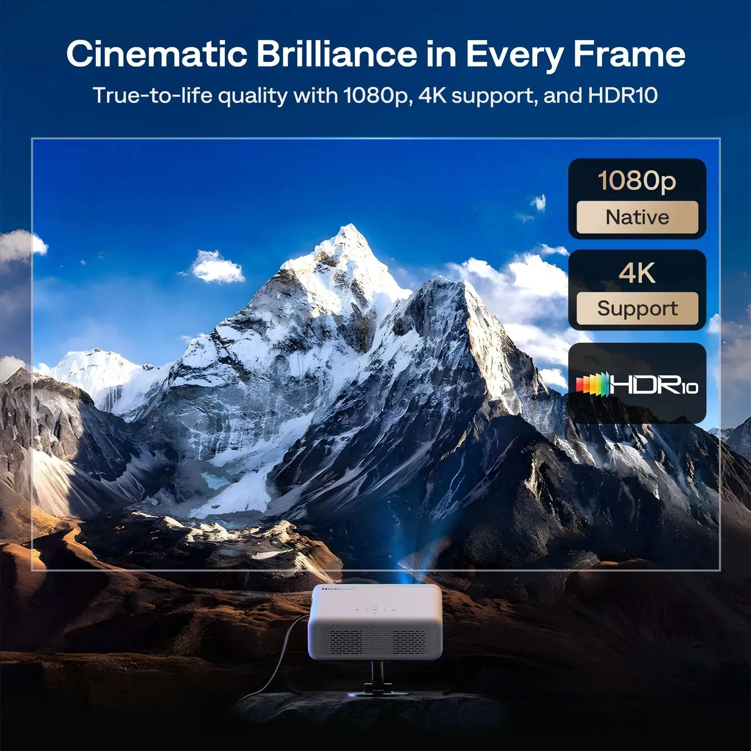 Aurzen EAZZE D1G Google TV projektor 1080p